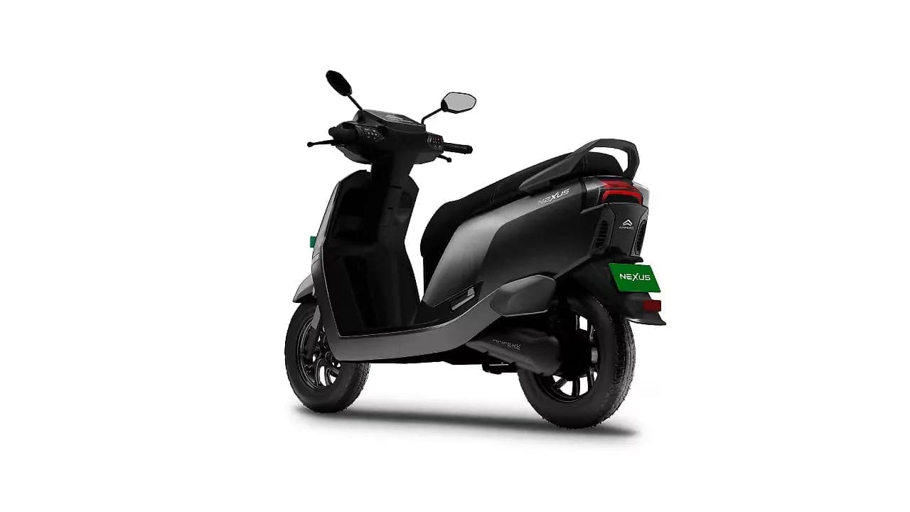 Ampere Nexus left rear three-quarter view