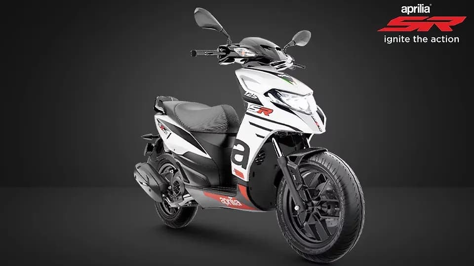 Aprilia SR 125 in White