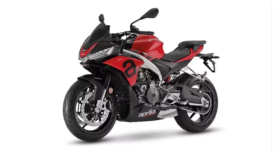 Aprilia Tuono 660 left front three-quarter view