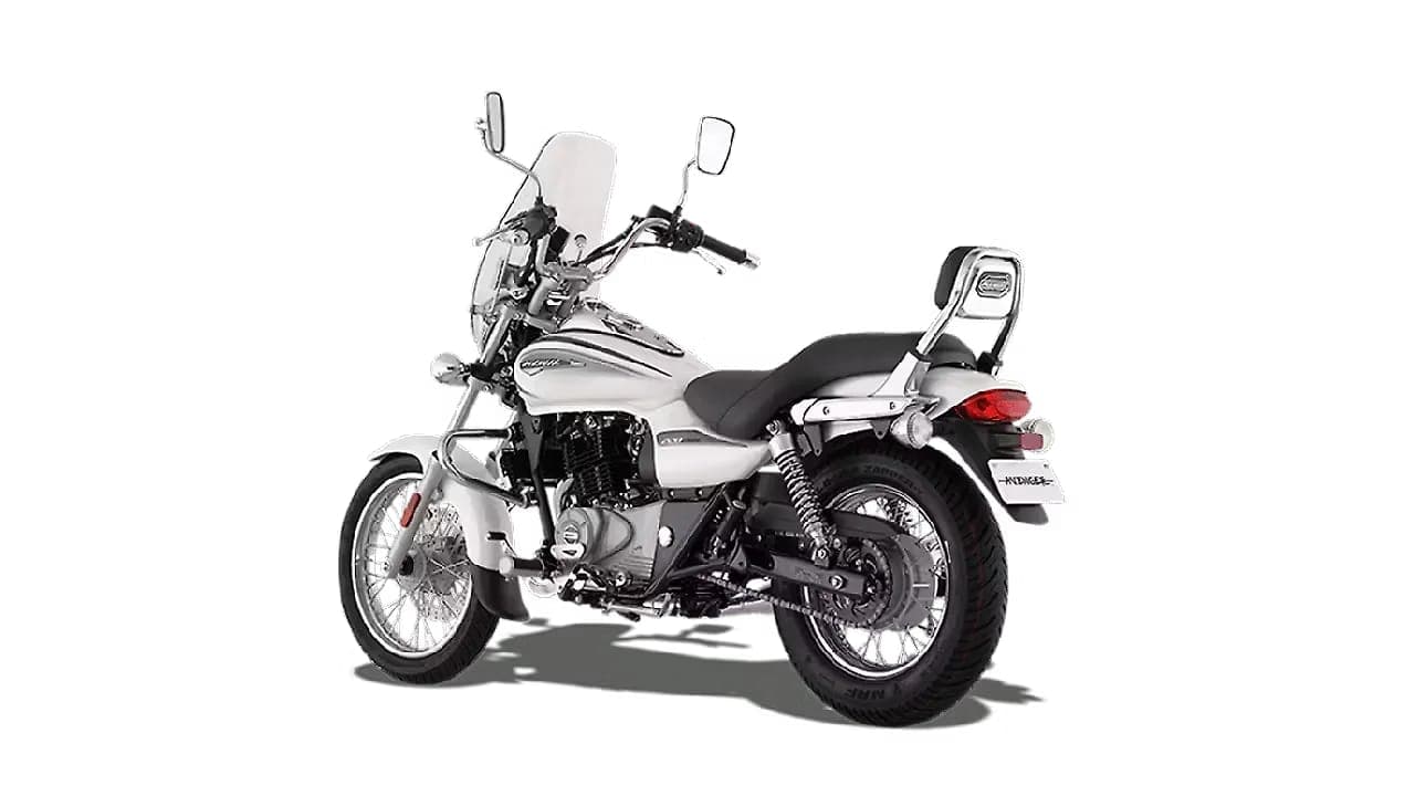 Bajaj Avenger Cruise 220 left rear three-quarter view