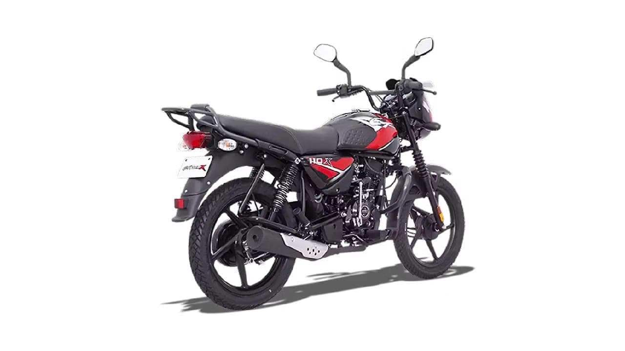 Bajaj CT 110 right rear three-quarter view