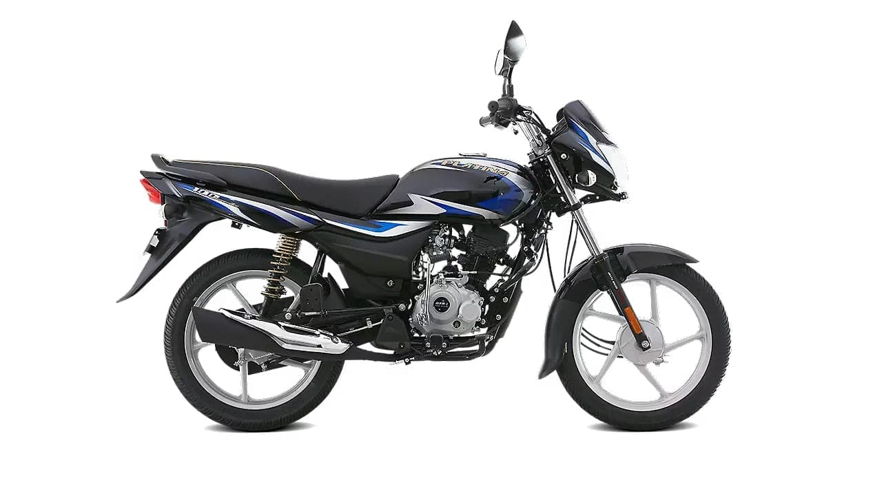 Bajaj Platina 100 right side view