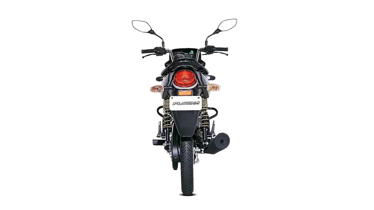 Bajaj Platina 100 rear view