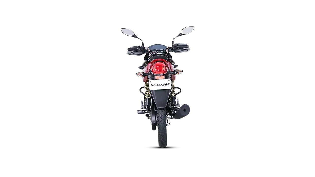 Bajaj Platina 110 rear view