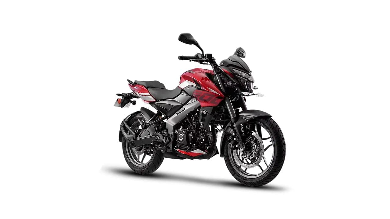 Bajaj Pulsar NS 200 right front three-quarter view