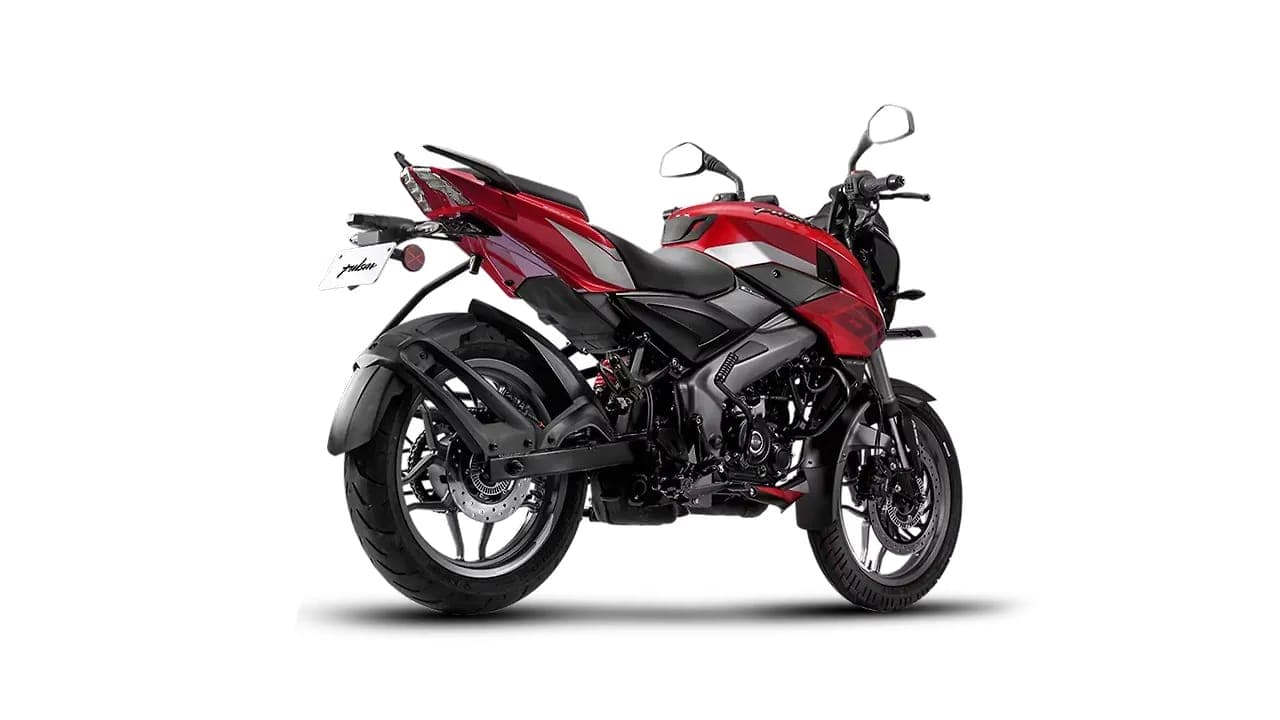 Bajaj Pulsar NS160 ns right rear three-quarter view