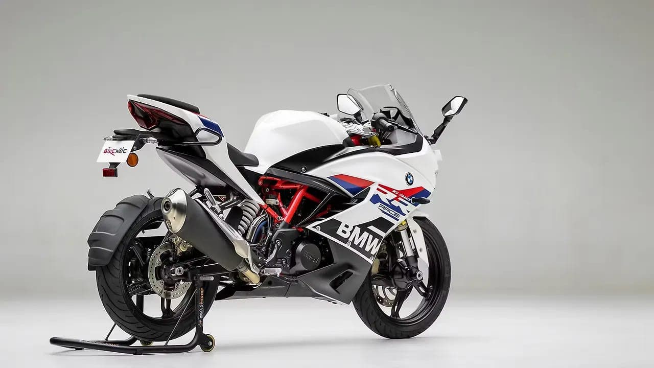 BMW Motorrad G310 RR right rear three-quarter view