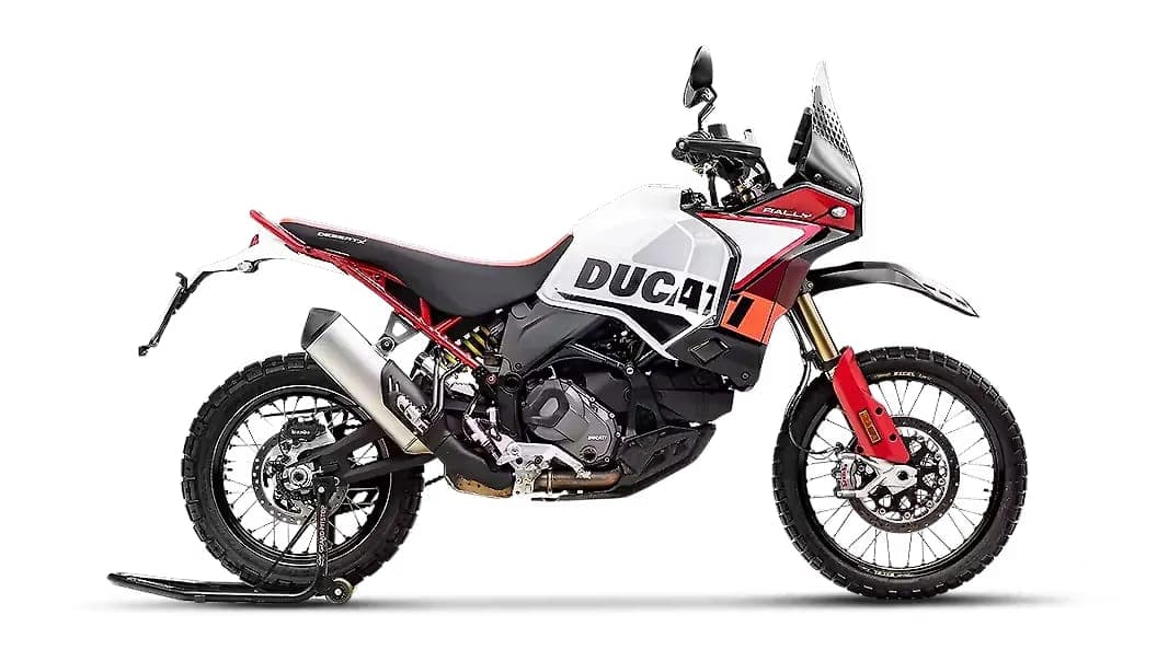 Ducati DesertX right side view