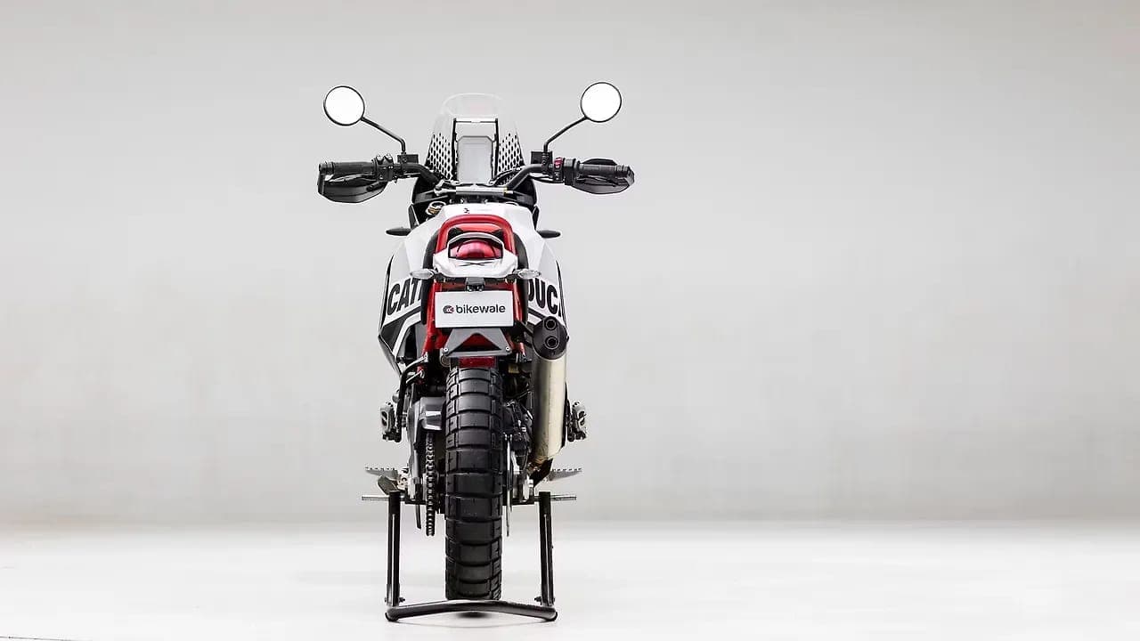 Ducati DesertX rear view