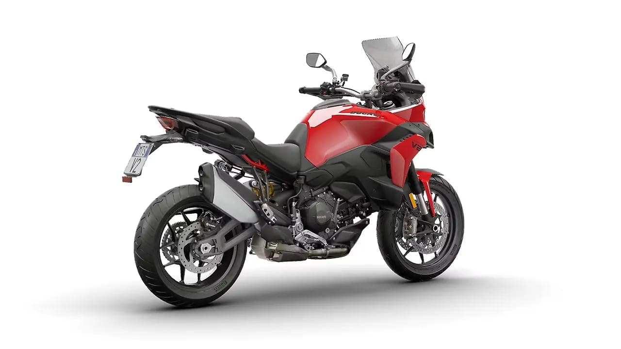 Ducati Multistrada V2 right rear three-quarter view