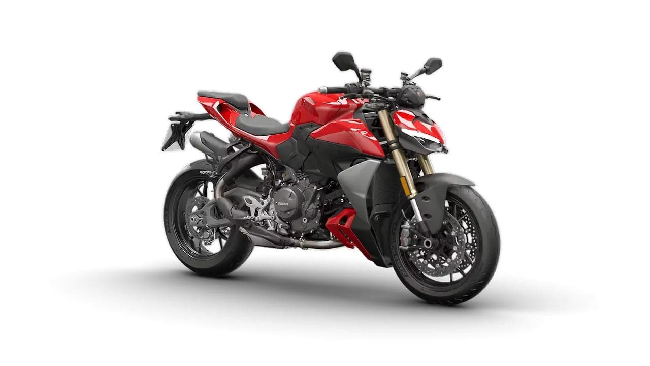 Ducati Streetfighter V2 right front three-quarter view