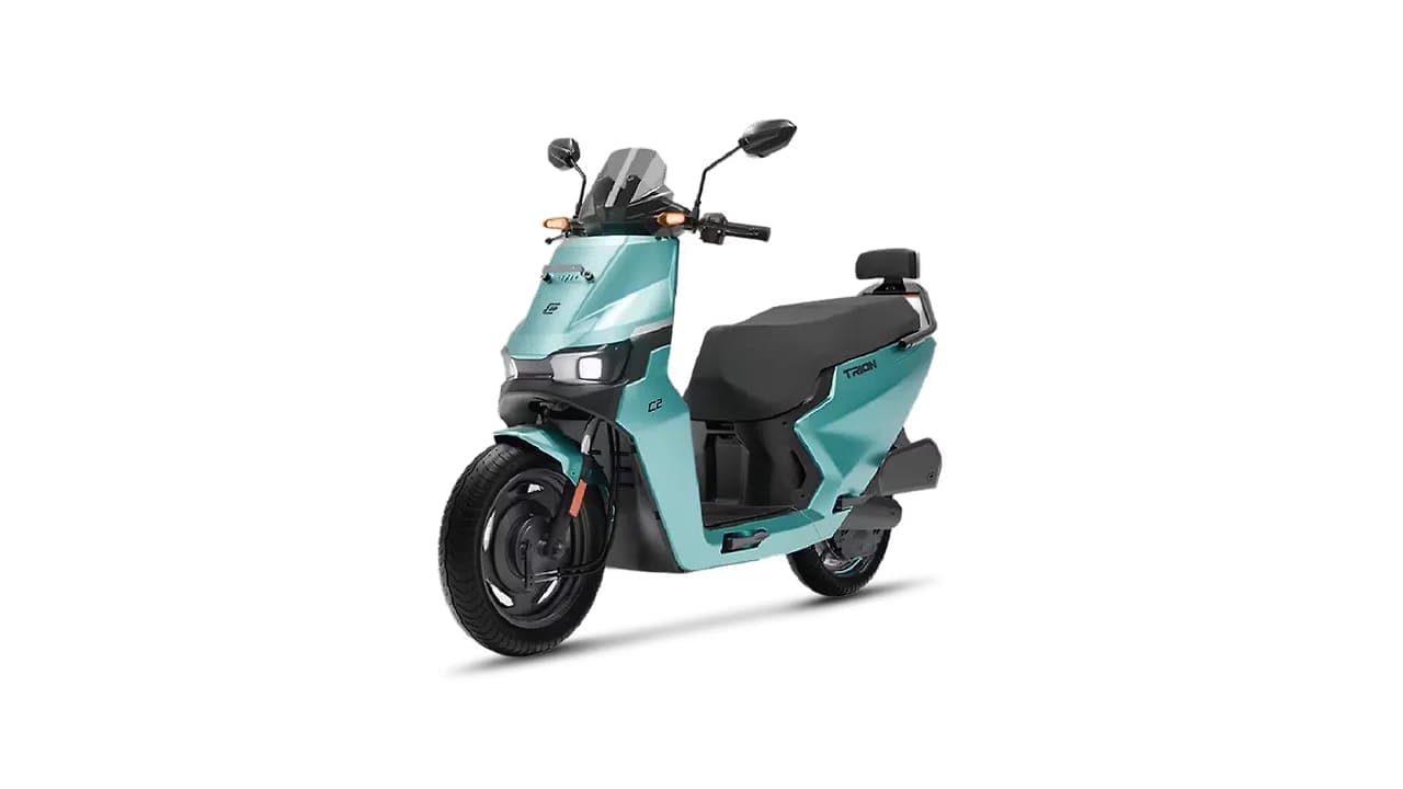 E3 Electric E3 Trion left front three-quarter view