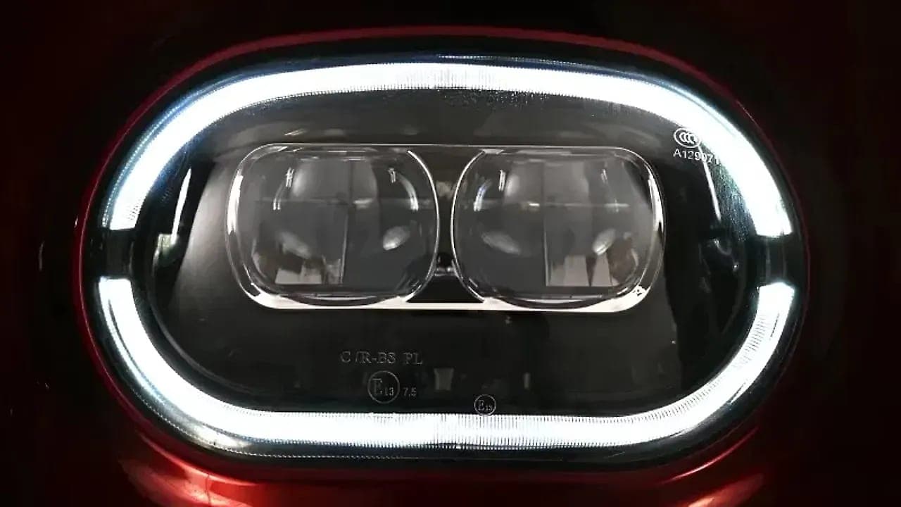 Evolet Pony head light view