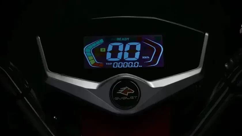 Evolet Pony instrument cluster view