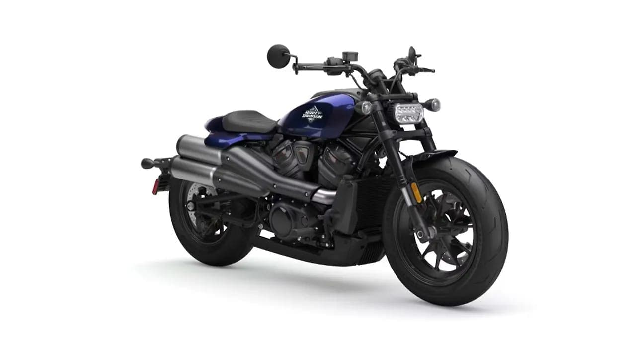 Harley-Davidson Sportster S right front three-quarter view