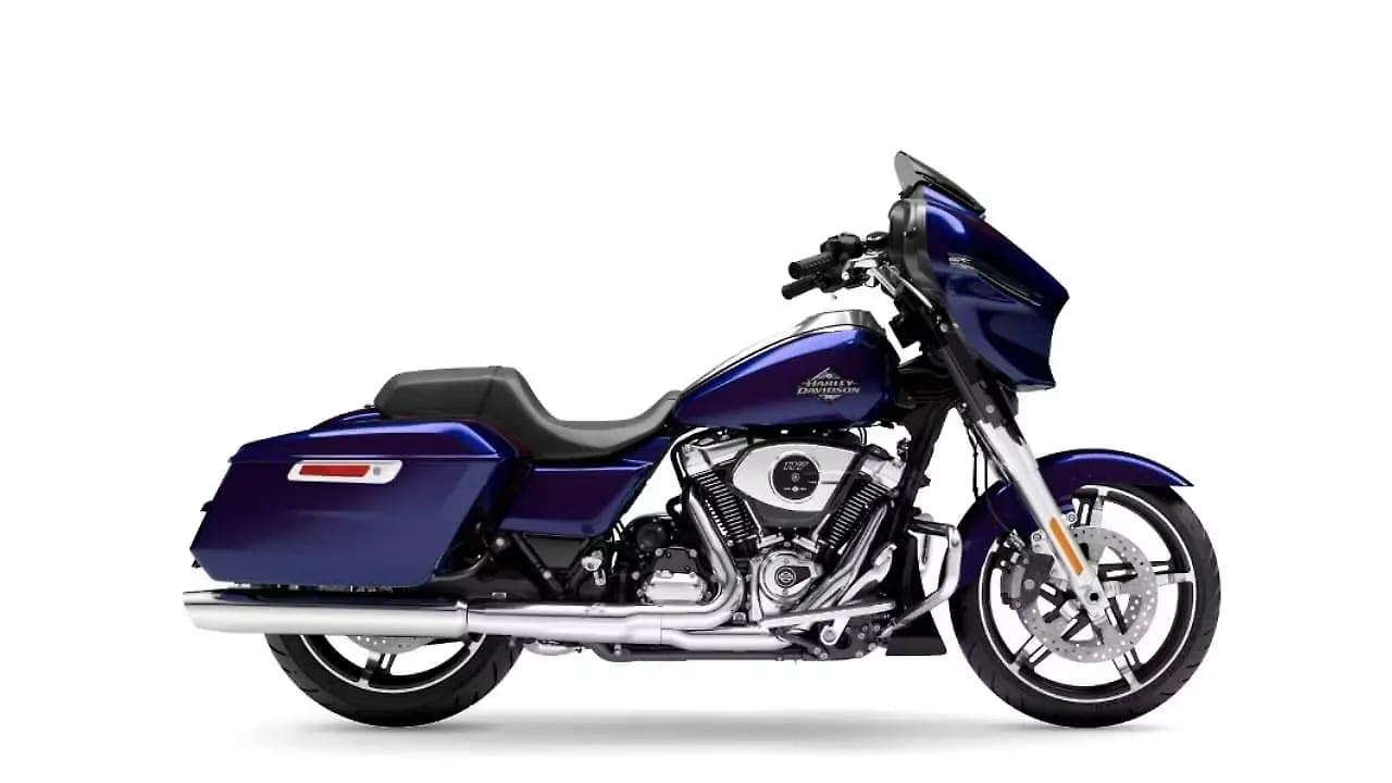 Harley-Davidson Street Glide billiard gray and mystic shift view