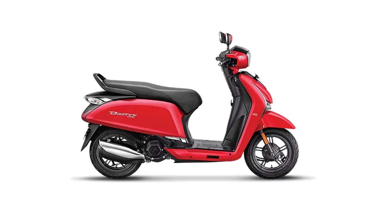 Hero MotoCorp Destini 125 right side view