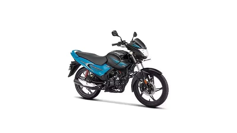 Hero MotoCorp Glamour right front three-quarter view