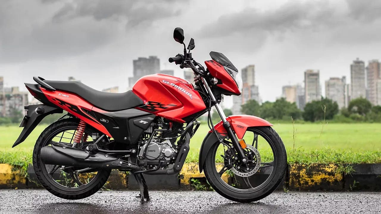 Hero MotoCorp Glamour right side view