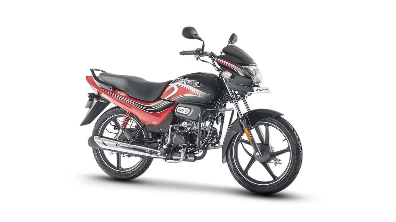 Hero MotoCorp Passion Pro plus right front three-quarter view