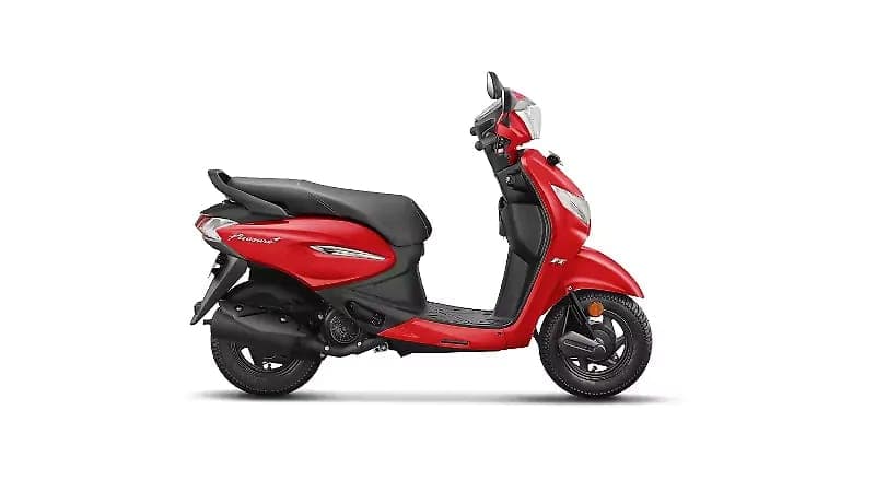 Hero MotoCorp Pleasure + Xtec plus right side view