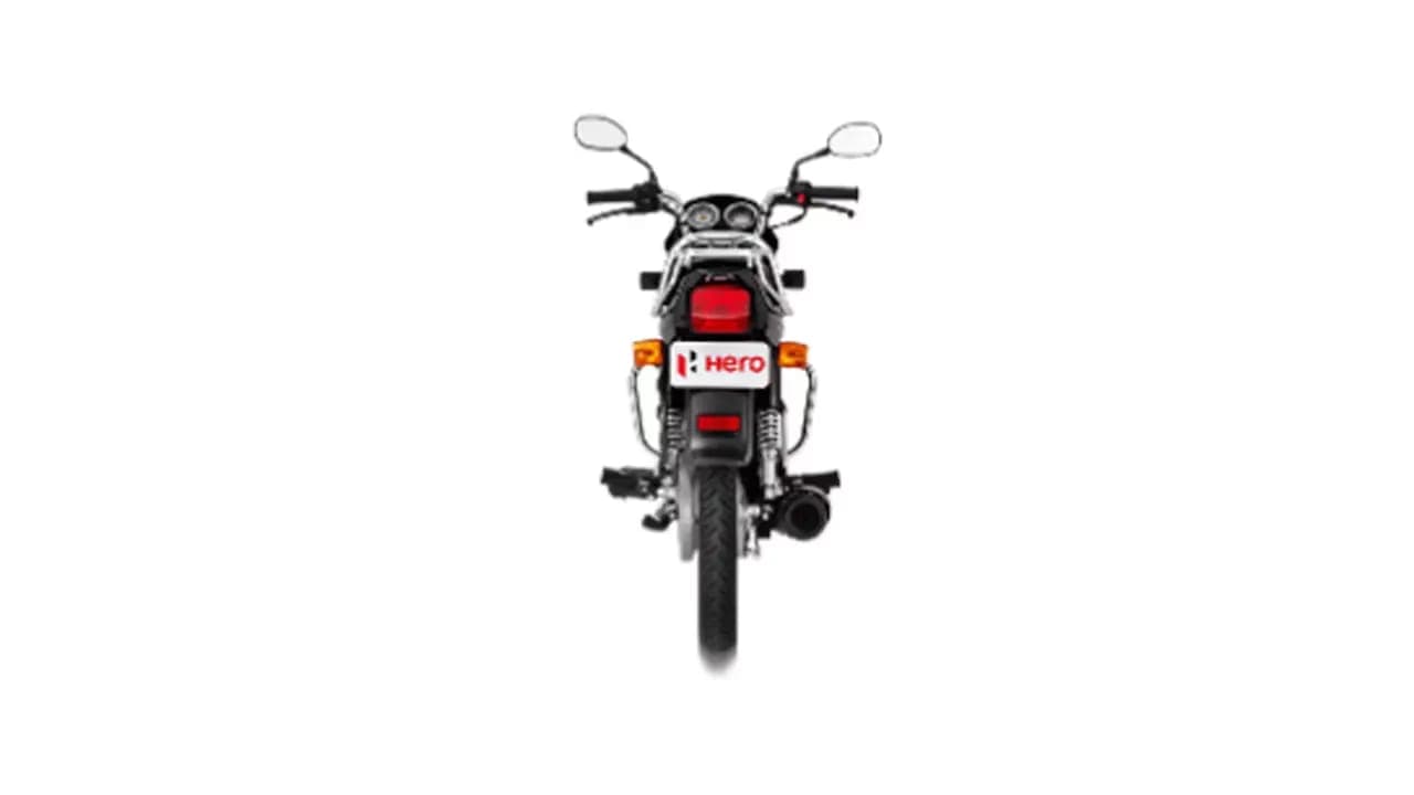 Hero MotoCorp Splendor Plus rear view