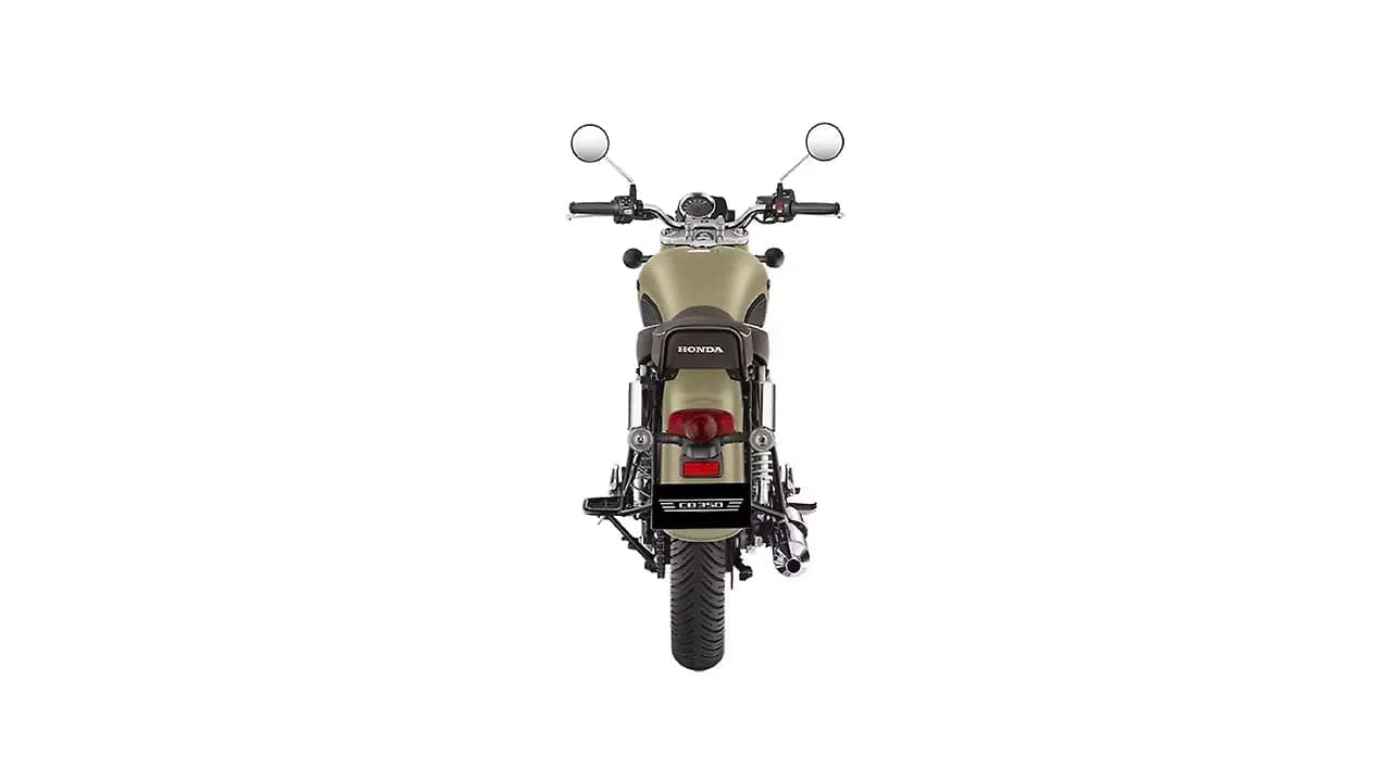 Honda CB350 rear view
