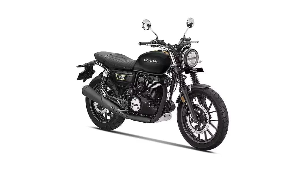 Honda CB350RS right front three-quarter view