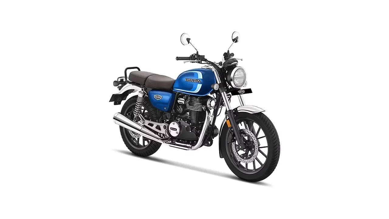 Honda Hness CB350 right front three-quarter view