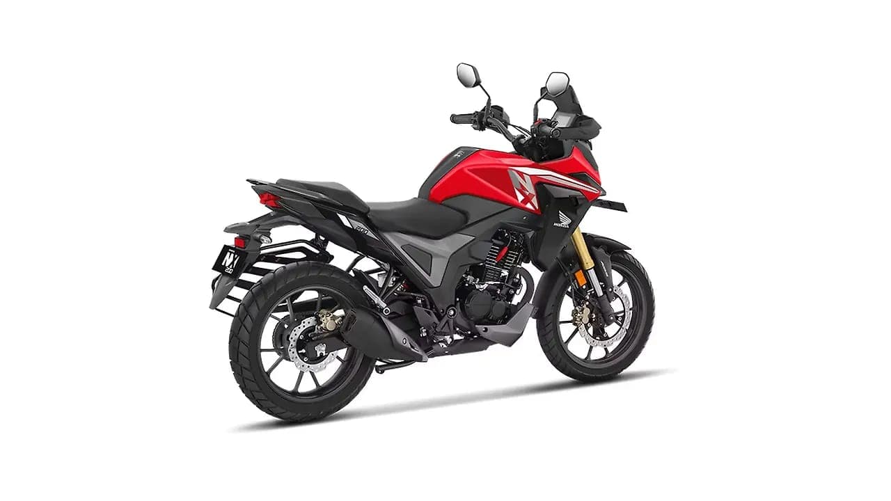 Honda NX200 right rear three-quarter view
