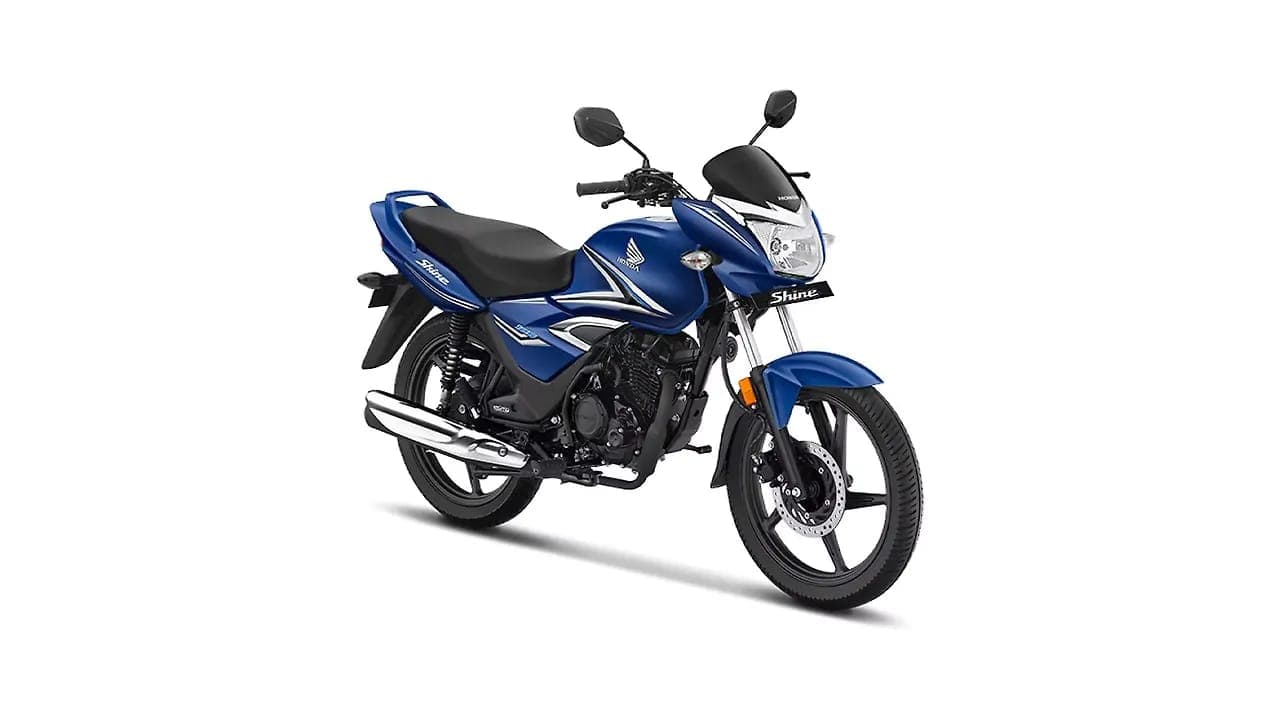 Honda Shine 125 right front three-quarter view