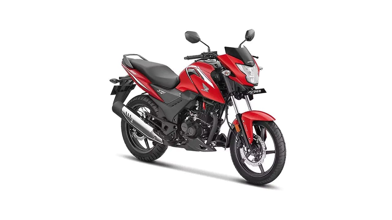Honda SP160 right front three-quarter view