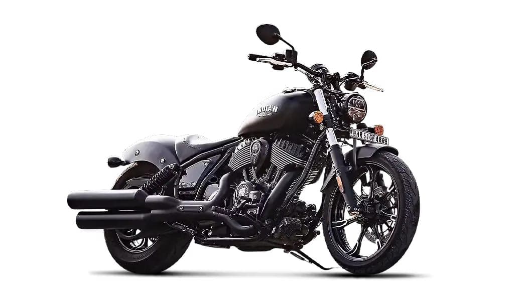 Indian Motorcycle Chief Dark Horse right front three-quarter view