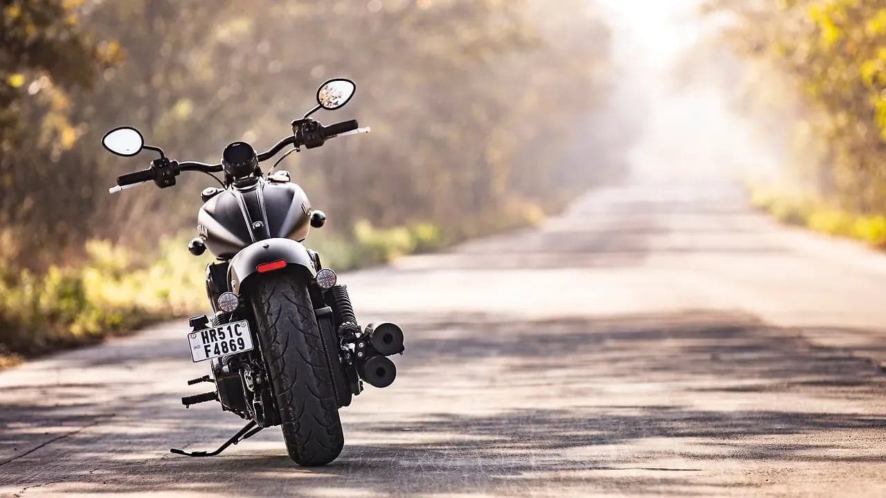 Indian Motorcycle Chief Dark Horse rear view