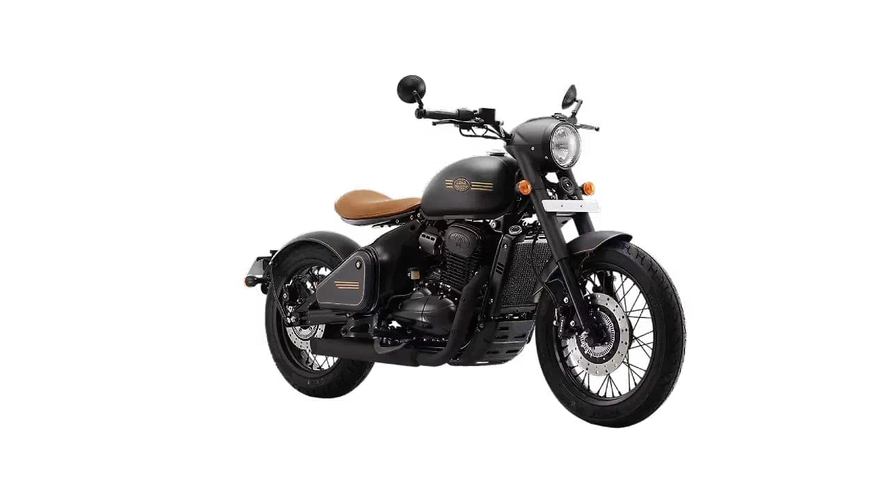 Jawa Perak right front three-quarter view