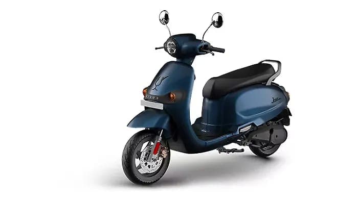 Joy e-bike Mihos left front three-quarter view