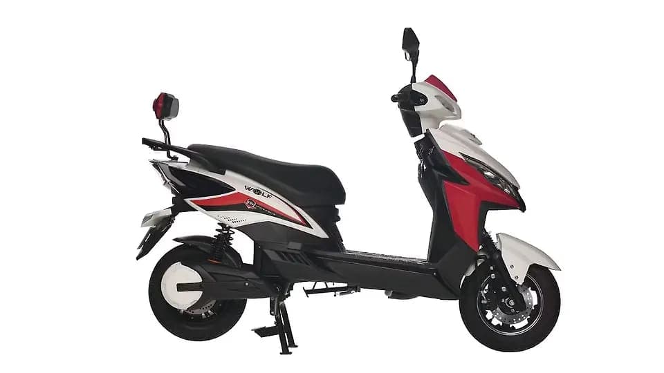 Joy e-bike Wolf in White and Red