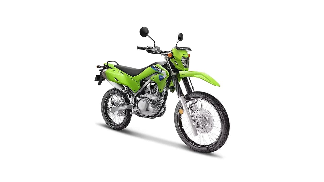 Kawasaki KLX230 S right front three-quarter view