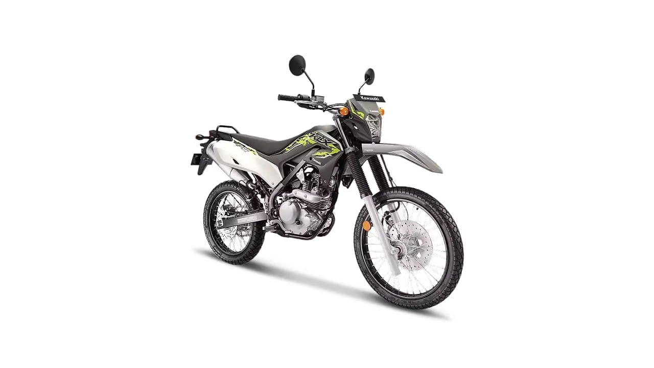 Kawasaki KLX230 S right front three-quarter view