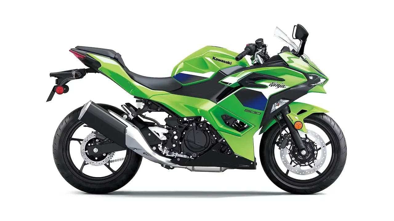 Kawasaki Ninja 500 right side view