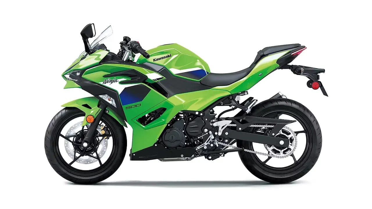 Kawasaki Ninja 500 left side view