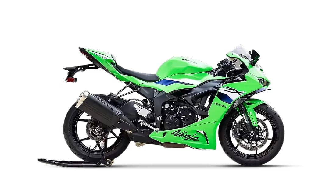 Kawasaki Ninja ZX-6R zx 6r right side view