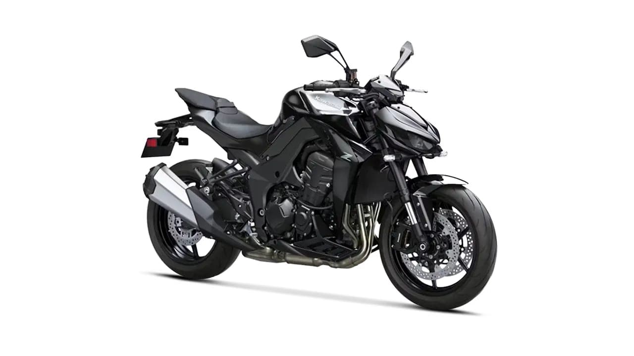 Kawasaki Z1100 right front three-quarter view
