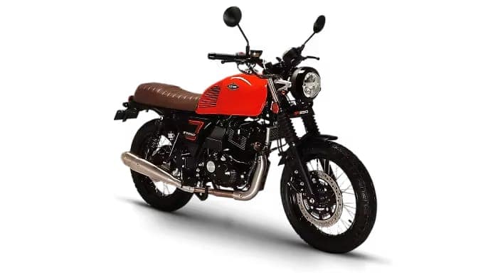 Keeway SR250 right front three-quarter view