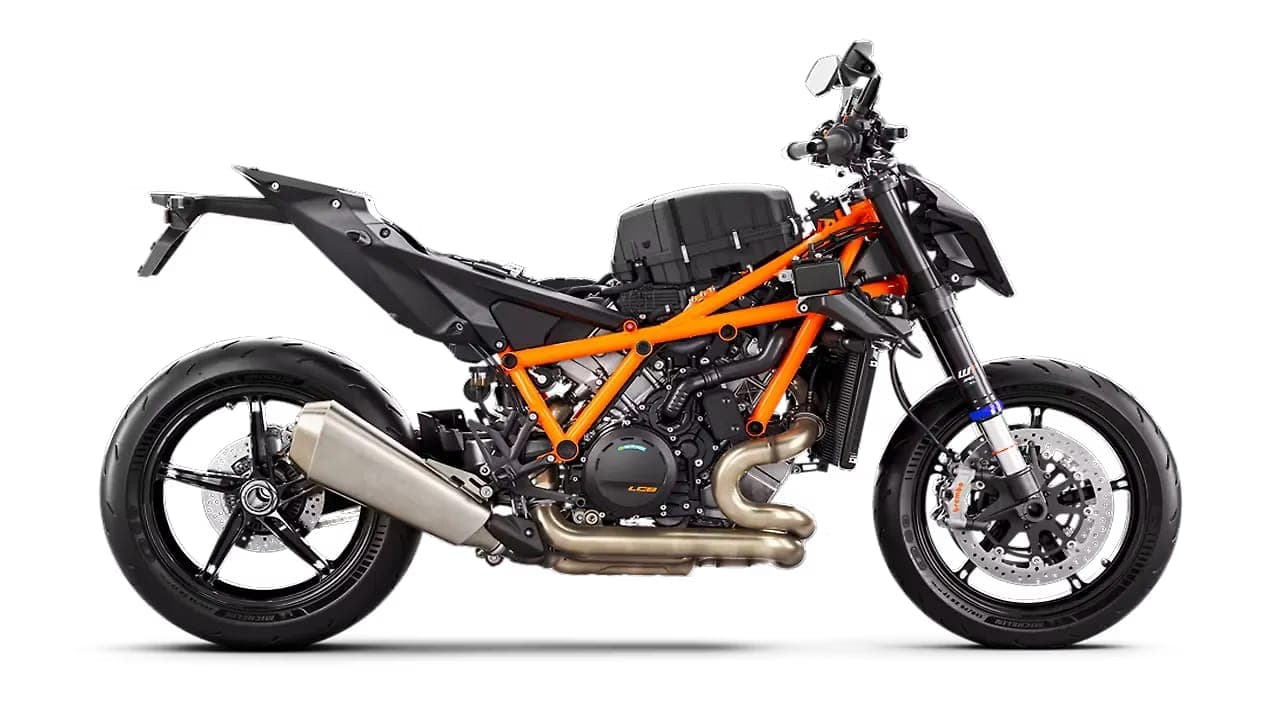 KTM 1390 Super Duke R chassis view
