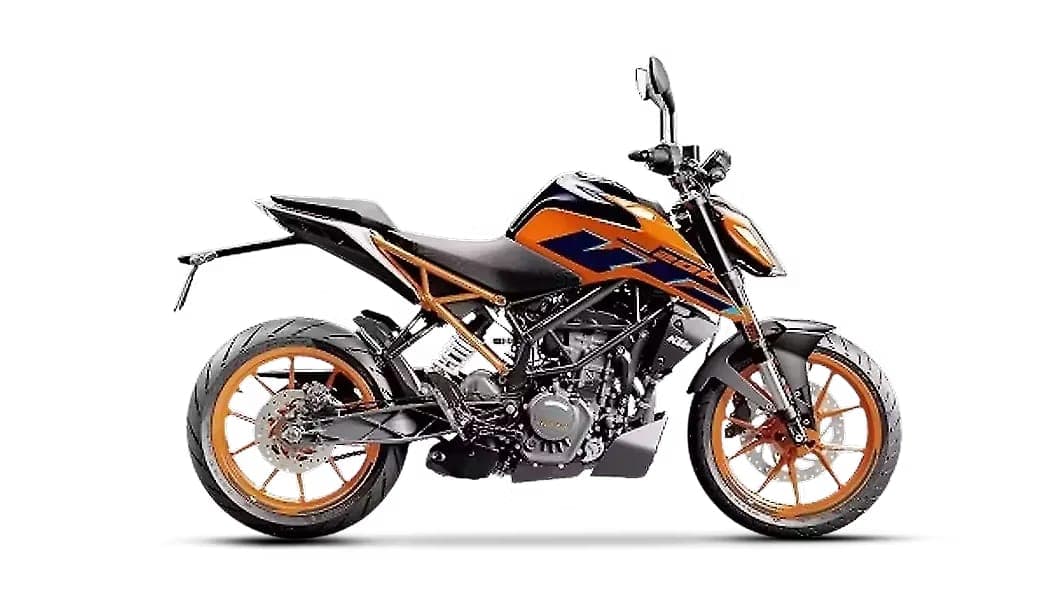 KTM 200 Duke right side view