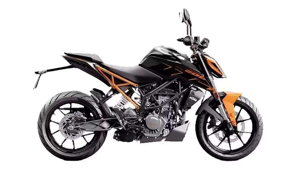 KTM 200 Duke right side view