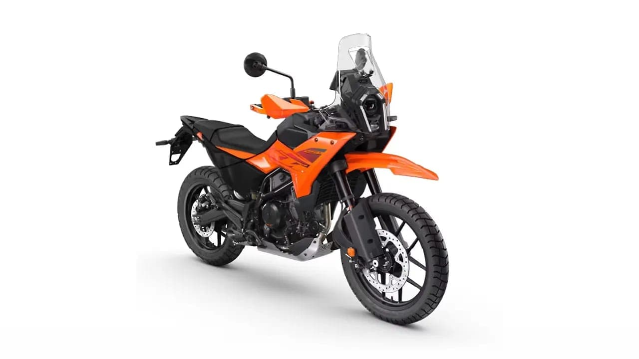 KTM 250 Adventure right front three-quarter view