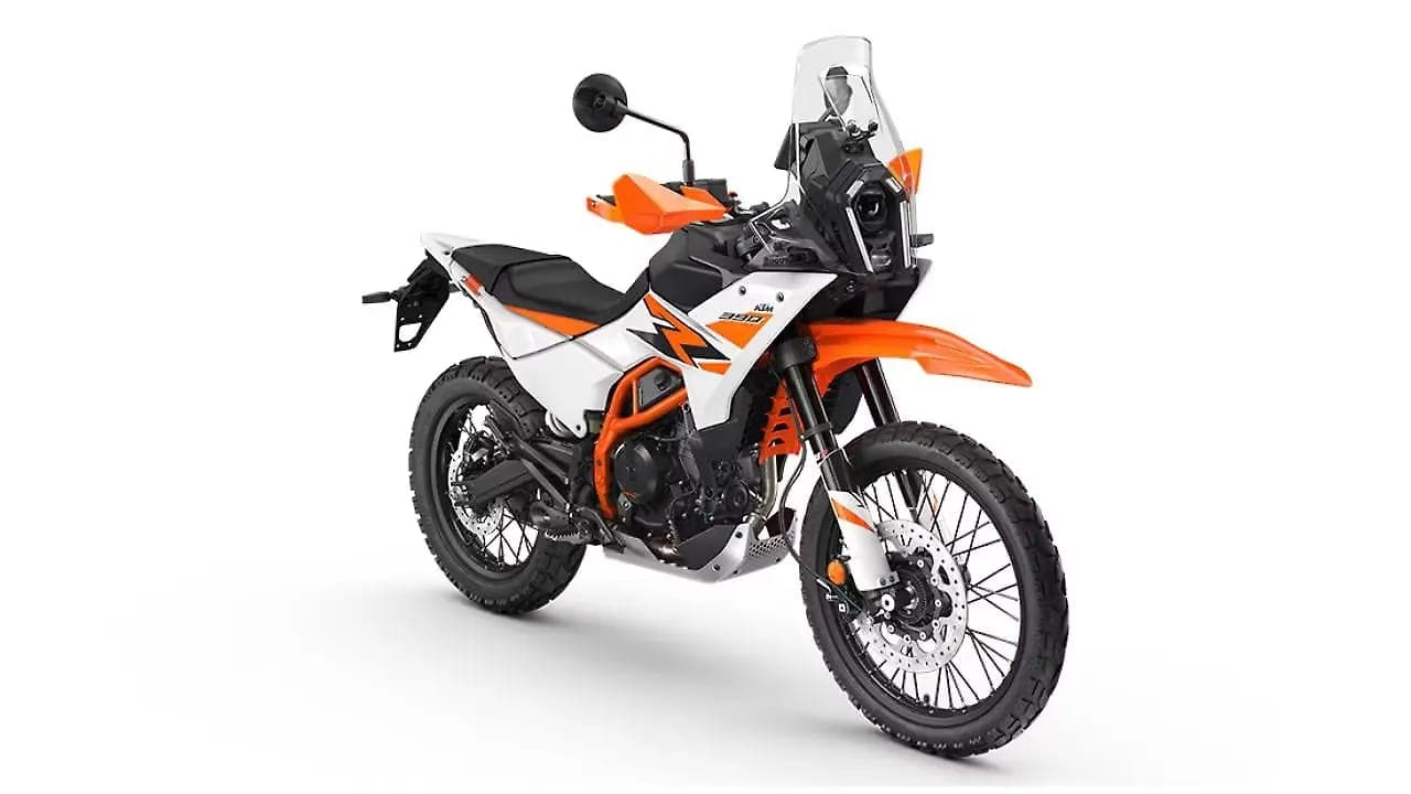 KTM 390 Adventure R right front three-quarter view