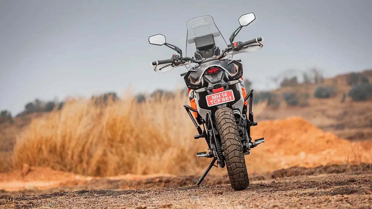 KTM 390 Adventure S rear view